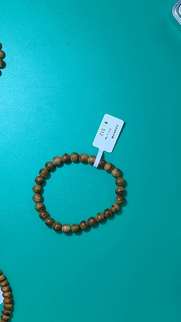 【闪购商品】沉香手串文莱6mm圆珠单圈0024