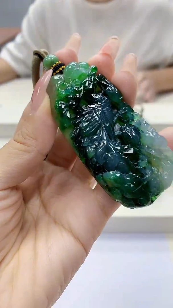 未镶嵌定制翡翠4917ty-毛货挂件88