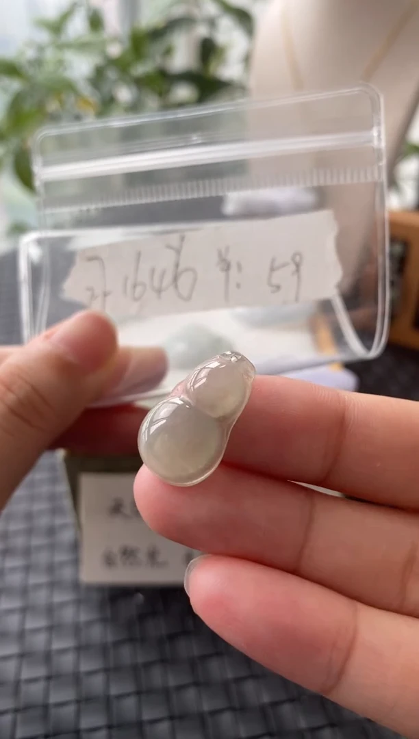 吊坠(不含链)银S925镶嵌翡翠FF1646