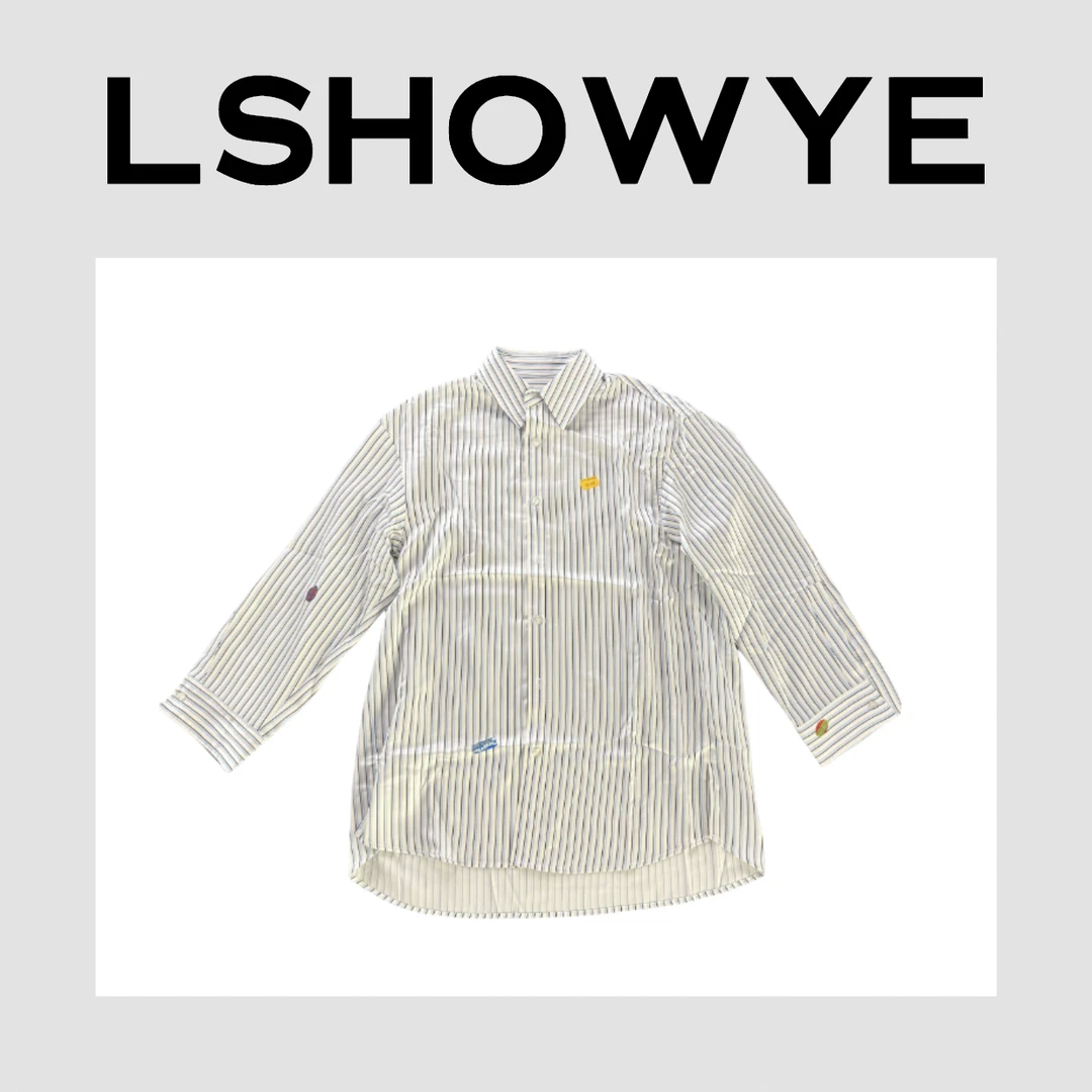 LSHOWYE｜19.9.图标印条纹衬衣 G3211