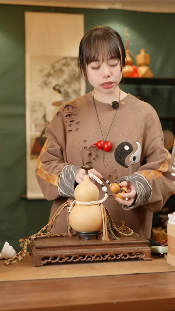 112号精品天然大漆酒葫芦一物一拍~