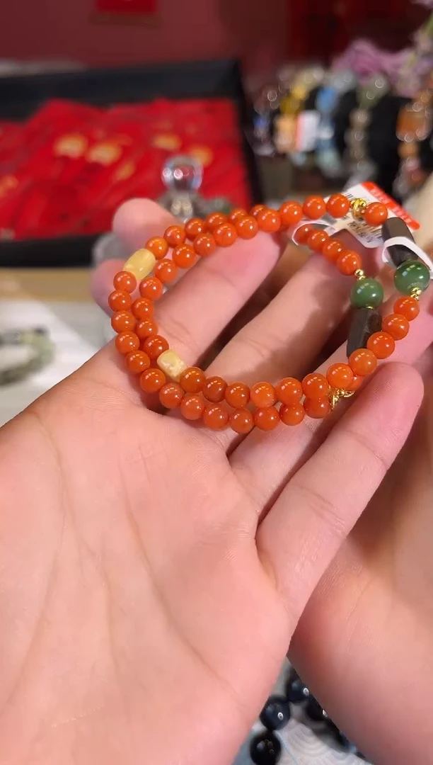 【闪购商品】南红玛瑙手链未镶嵌Q645手串多样性发货一件