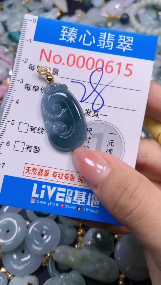 颈饰未镶嵌翡翠615