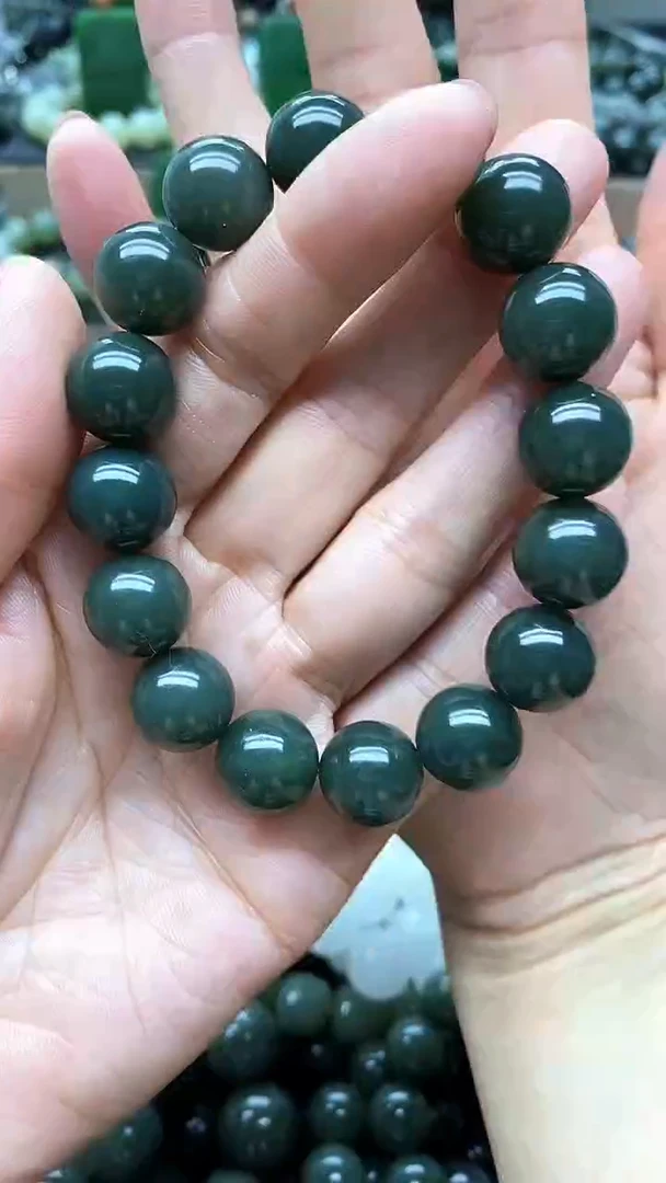 手链未镶嵌和田玉14且莫蓝