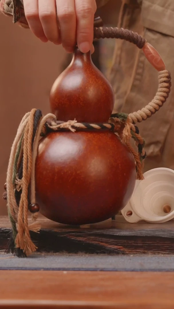 【闪购商品】175号精品大漆葫芦防腐防渗装水茶酒