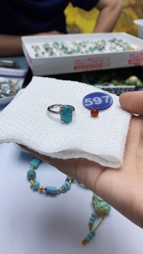 玛瑙/玉髓戒指未镶嵌597