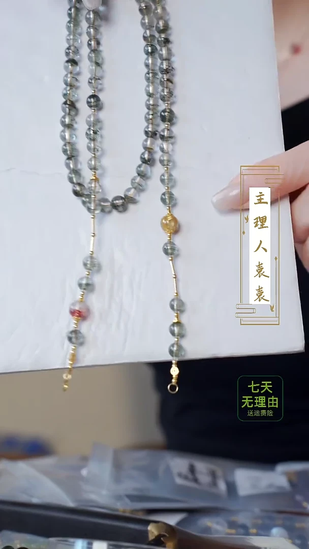 【闪购商品】水晶项链18K金镶嵌@@@@@@@@@
