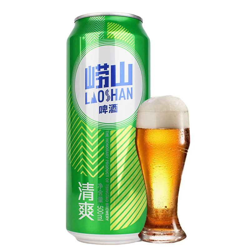 【啤酒】 崂山啤酒清爽8度500ml/听