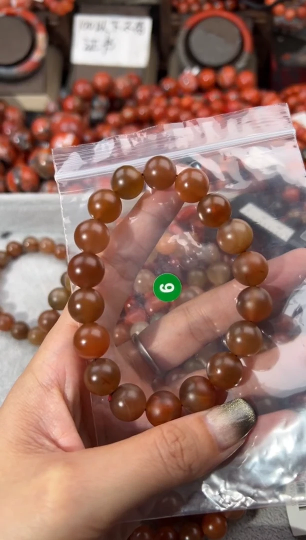 未镶嵌手串南红玛瑙12+
