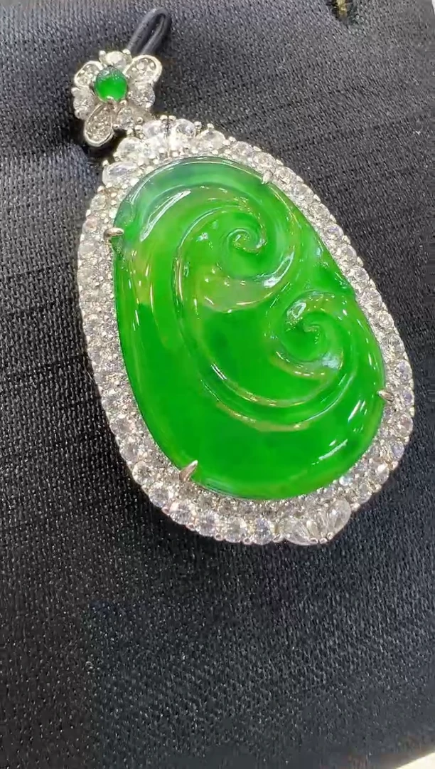 【闪购商品】翡翠吊坠(不含链)银S925镶嵌多样性团购发一件