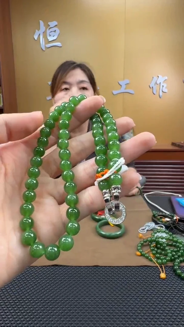 颈饰未镶嵌和田玉项链7-8mm