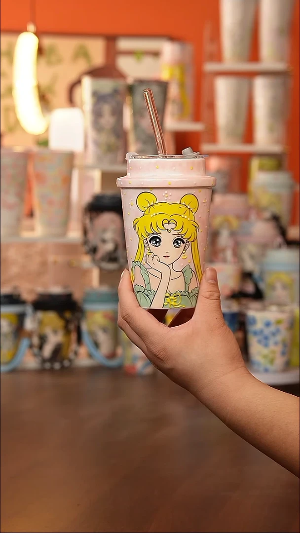 (玉泥）景德镇手工手绘文创陶瓷杯