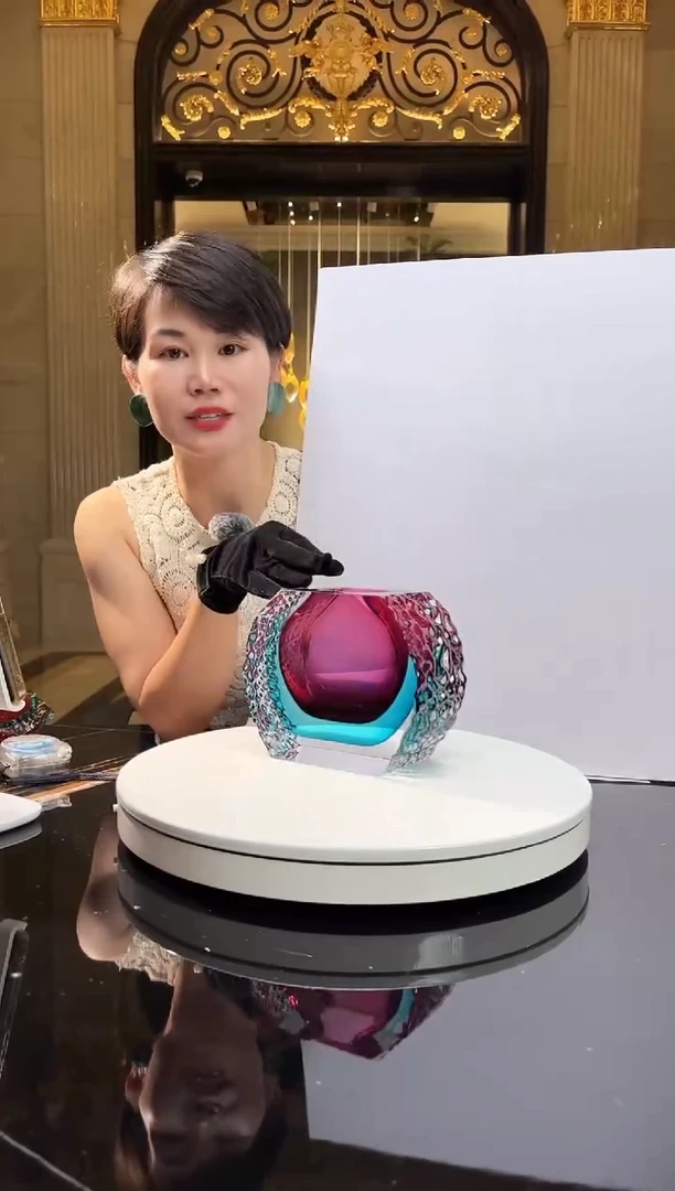 琉璃手工艺品YB1010120琉璃艺术花器