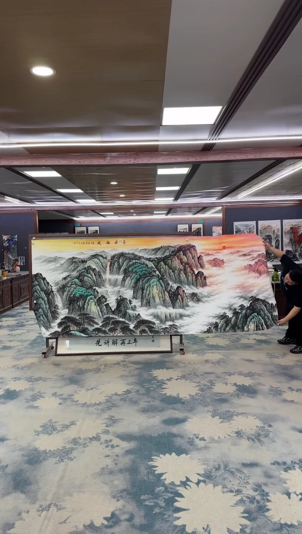 国画W-王红兵-大丈二-山水国画
