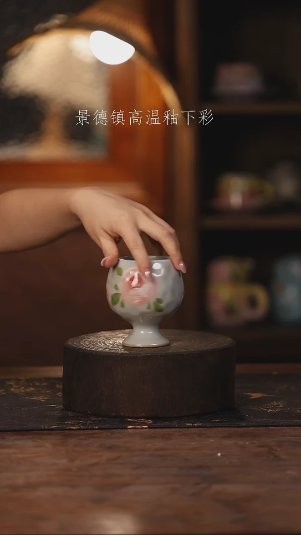 陶瓷景德镇高温釉下手绘陶瓷182