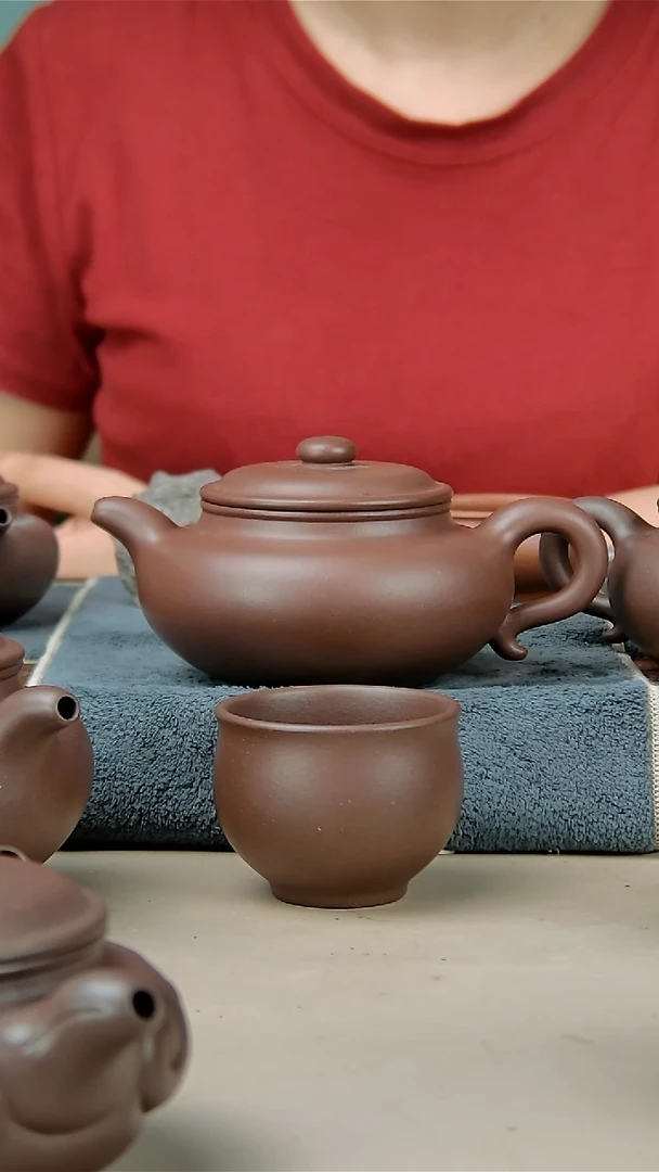 茶壶紫砂驼*320底槽清仿古全手