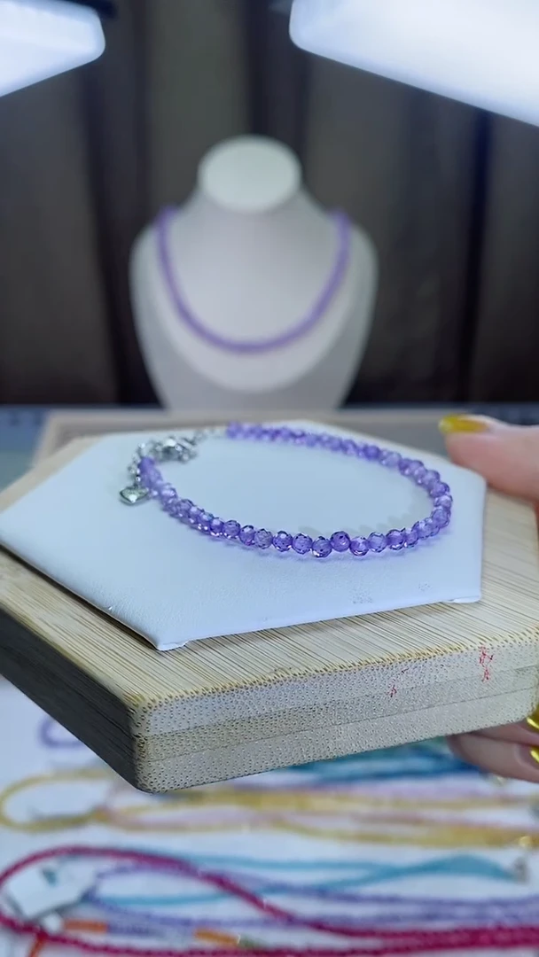 【闪购商品】钻石手链银S925镶嵌诗宁甄选珠宝SYZB80