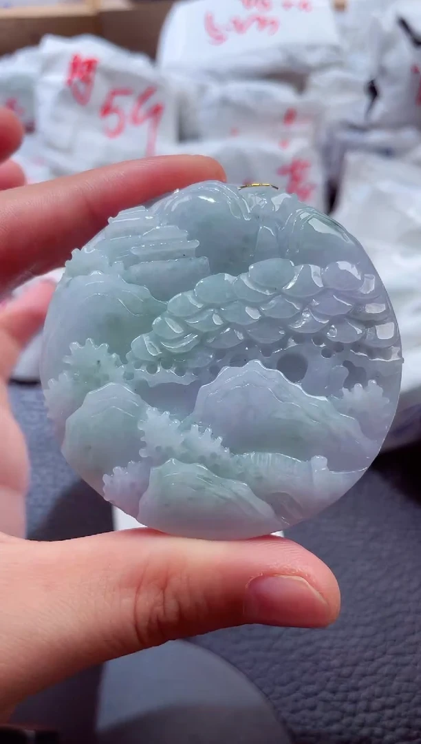 颈饰未镶嵌翡翠00009485