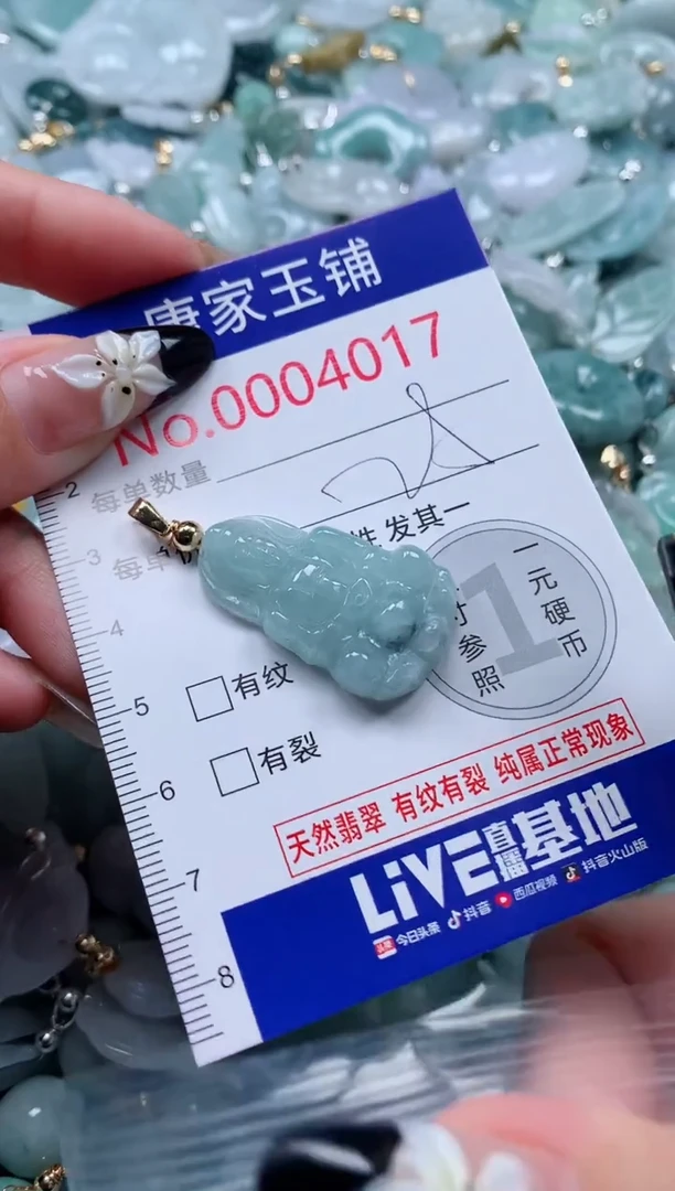 颈饰未镶嵌翡翠4017
