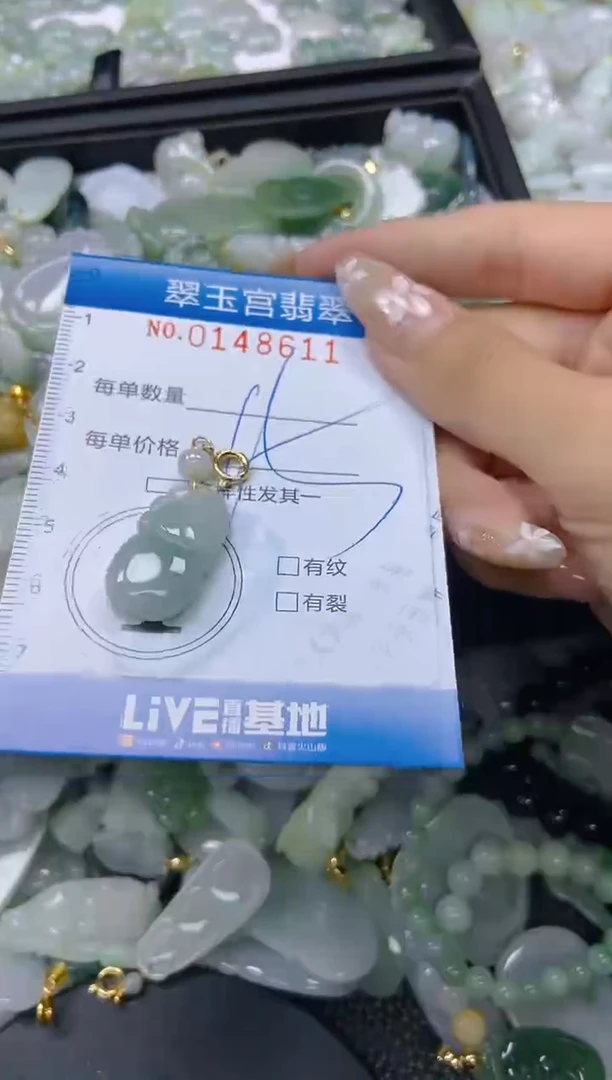 翡翠未镶嵌颈饰闪购0148611