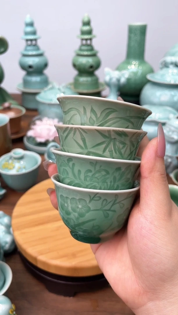 特价福利 微瑕 慧仙青瓷