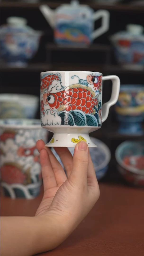 老师作九鱼高足马克杯（宠粉福利 ）