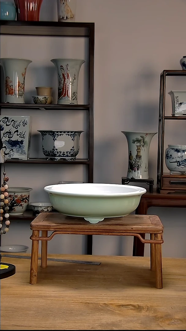 张*景德镇陶瓷手工花盆