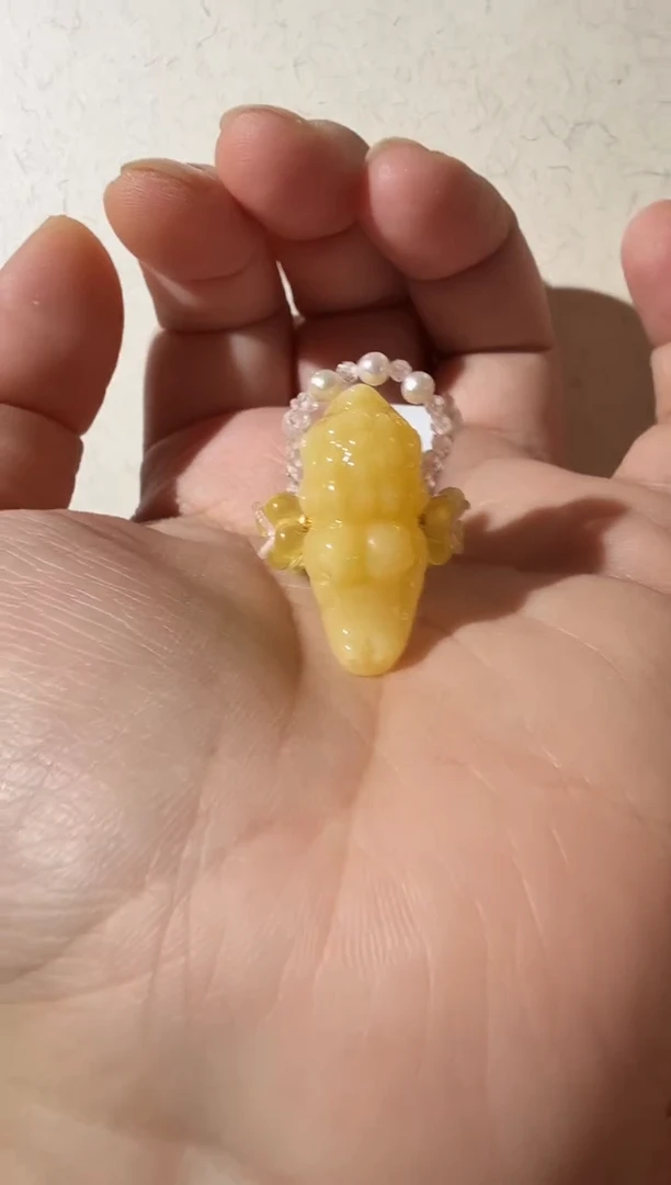 【闪购商品】蜜蜡戒指未镶嵌蜜蜡戒指