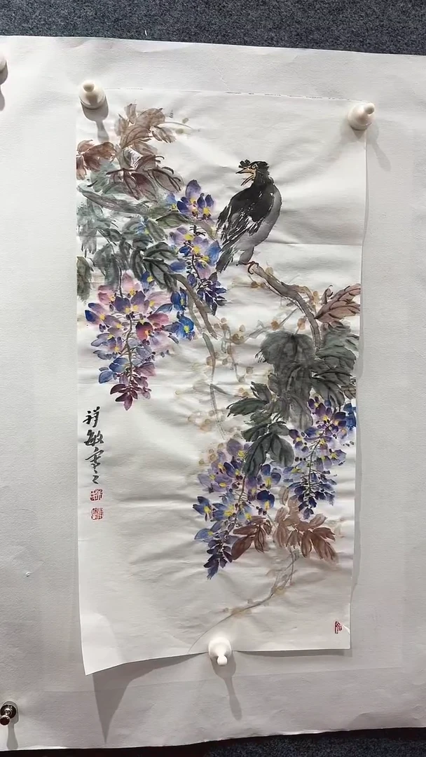 国画孟祥敏/国画/花鸟