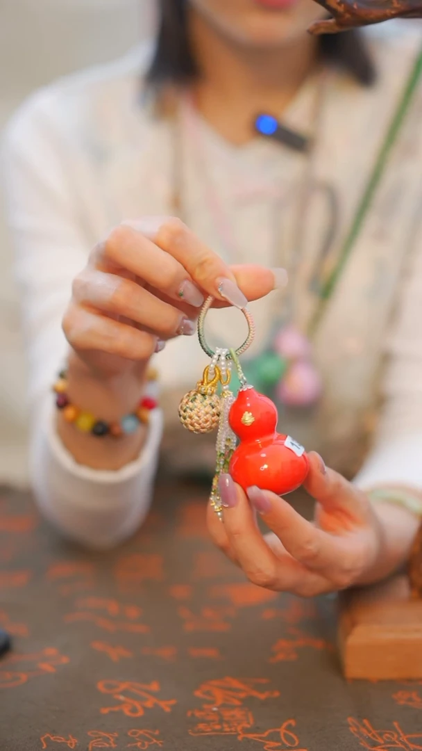 132非遗漆手艺工天然葫芦文玩福禄