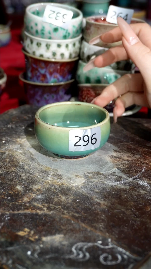 摆件精品窑变钧瓷茶器