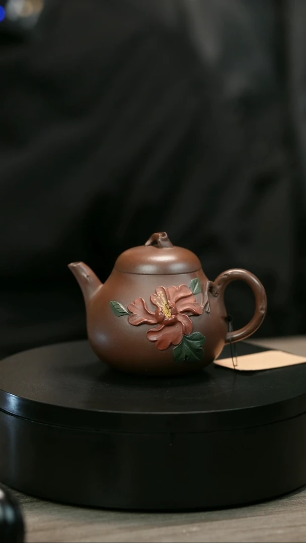 茶壶紫砂带*哥H2409赵信军底槽青石榴秋水