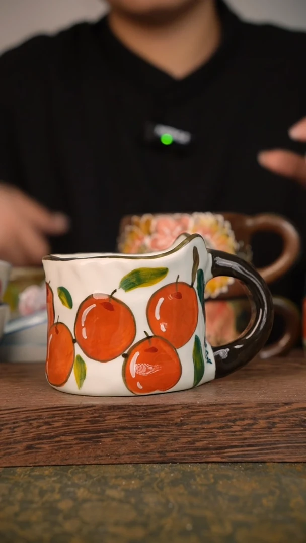 摆件泥垚手作 景德镇手工手绘器物