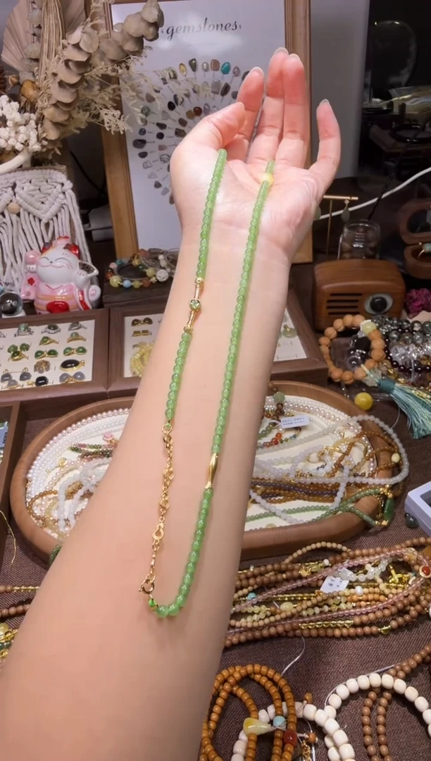 水晶摆件未镶嵌珠链