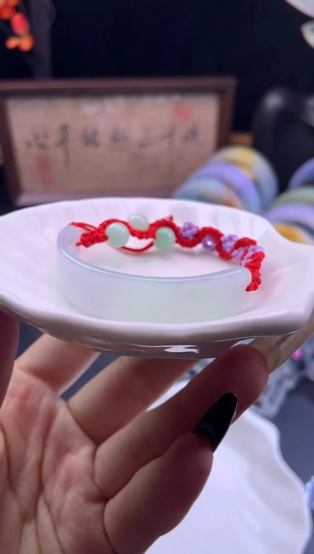 未镶嵌手镯（开口镯）翡翠半镯