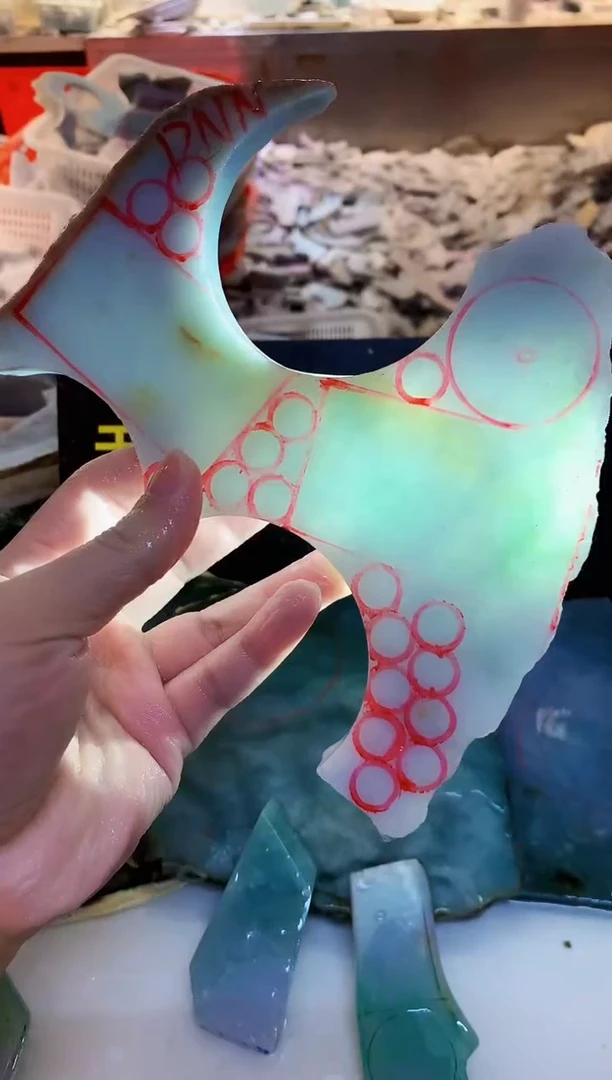 裸石翡翠0朗0翡翠珠宝159