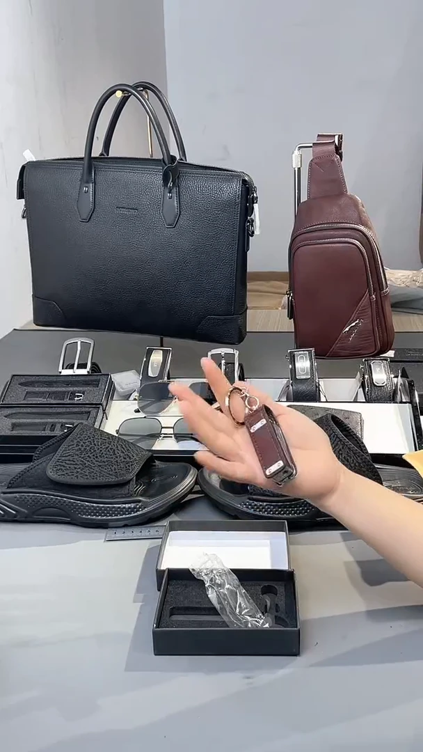 牛皮（革）韩爵绅士包包皮具836