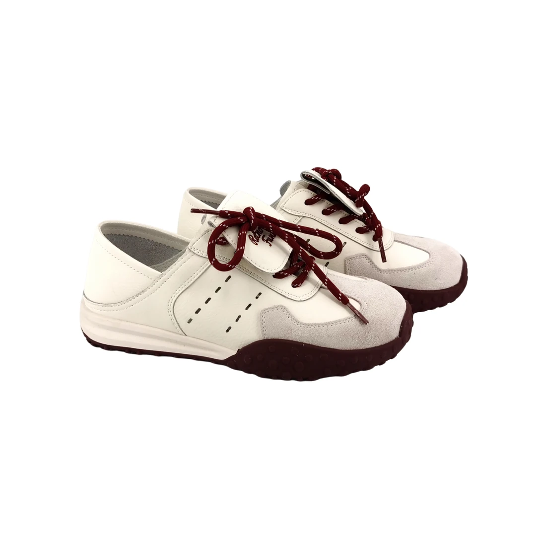 KANGNAI/康奈女鞋2025年春季11252470休闲防滑透气时尚系带运动鞋