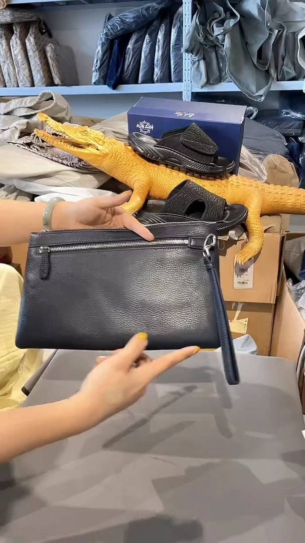 牛皮（革）韩爵绅士包包皮具200