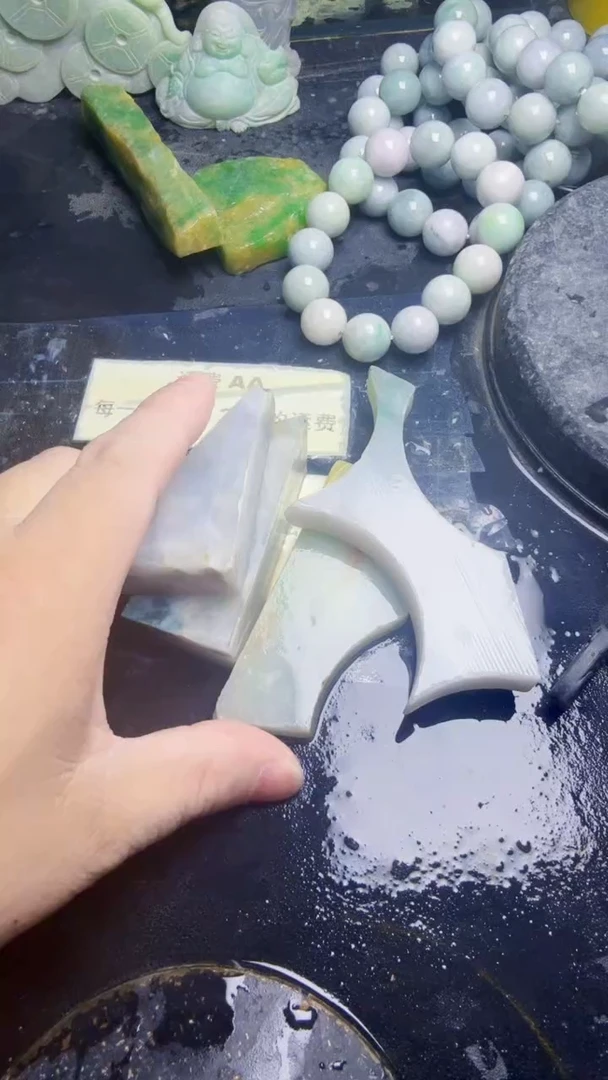 未镶嵌挂件翡翠天然翡翠163