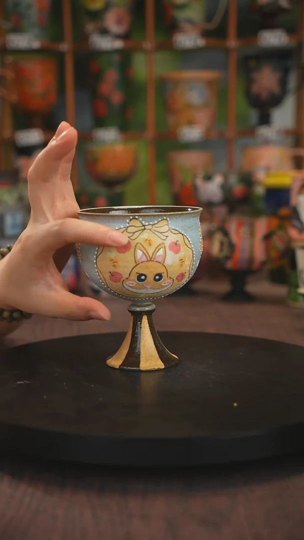 紫砂油画手绘釉下彩
