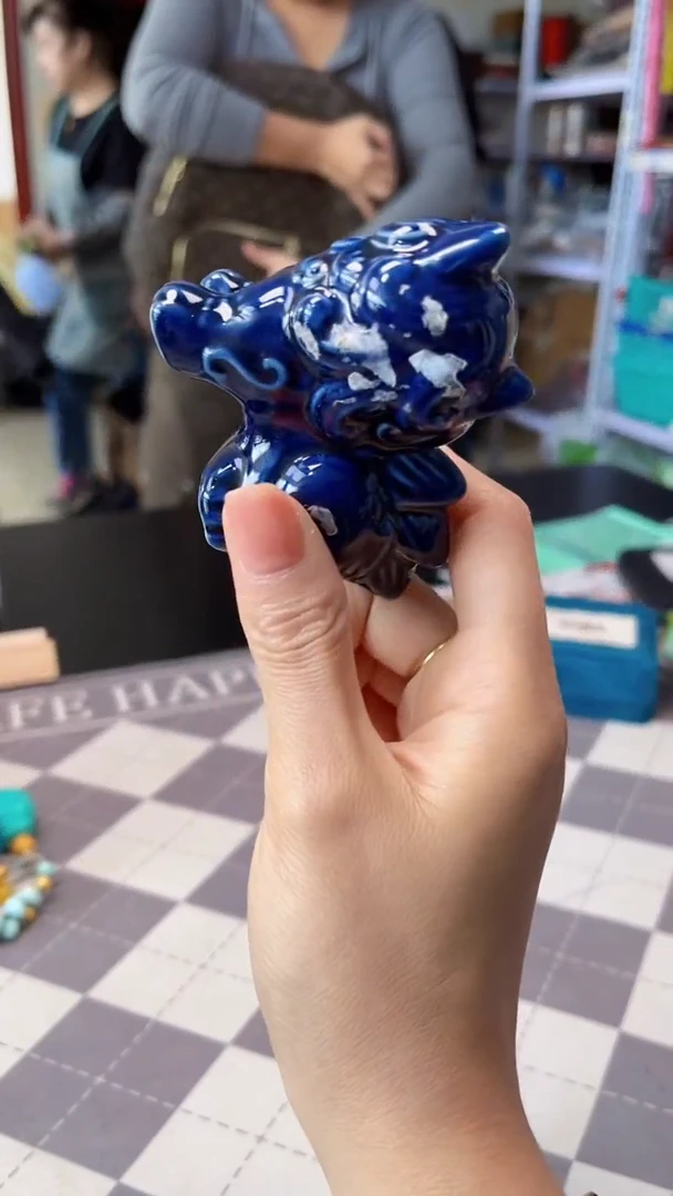 瓷片陶茶666文玩周边多人老花驴