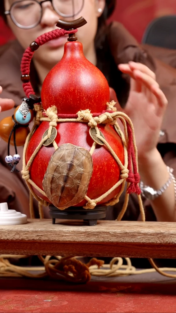 【两斤半】509号纯手工制作天然大漆真葫芦