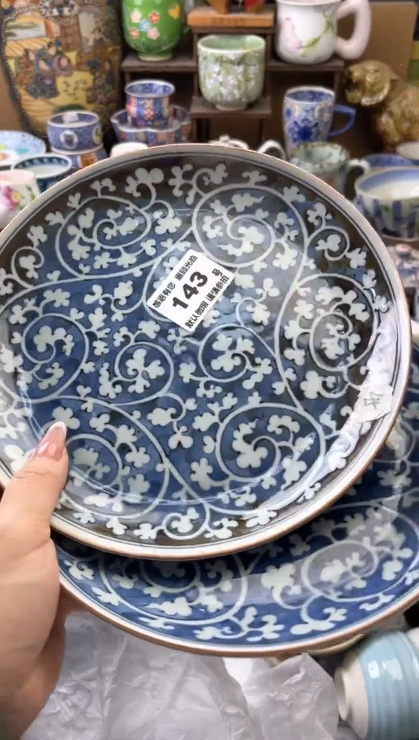 瓷片冷*光143号六六工艺品瓷器