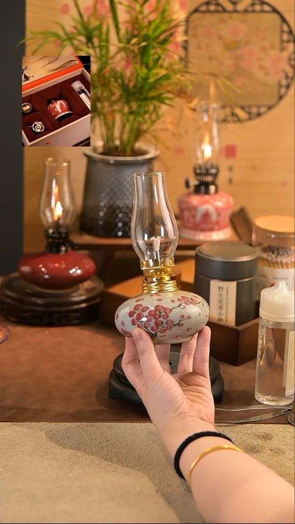 景德镇陶瓷香薰灯摆件