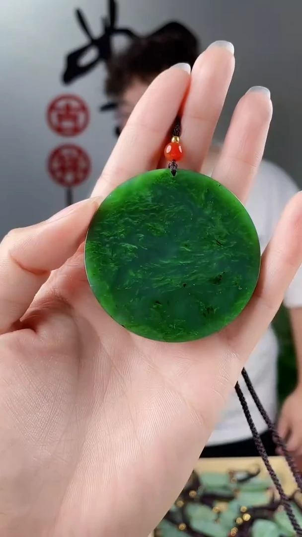 和田玉未镶嵌颈饰拍一发一，多样性发货