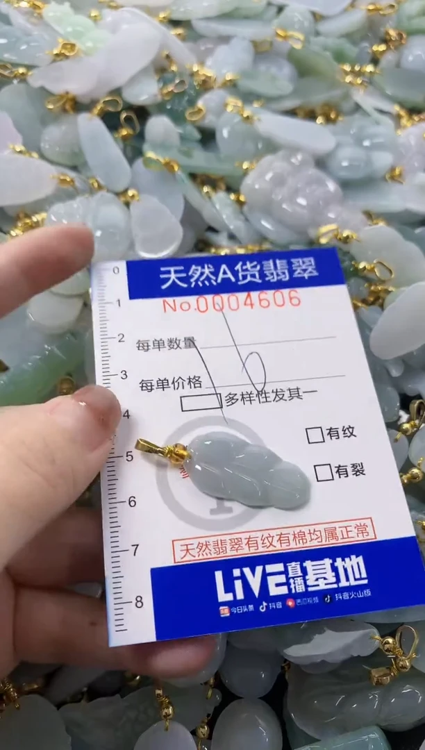 颈饰未镶嵌翡翠天然A货翡翠