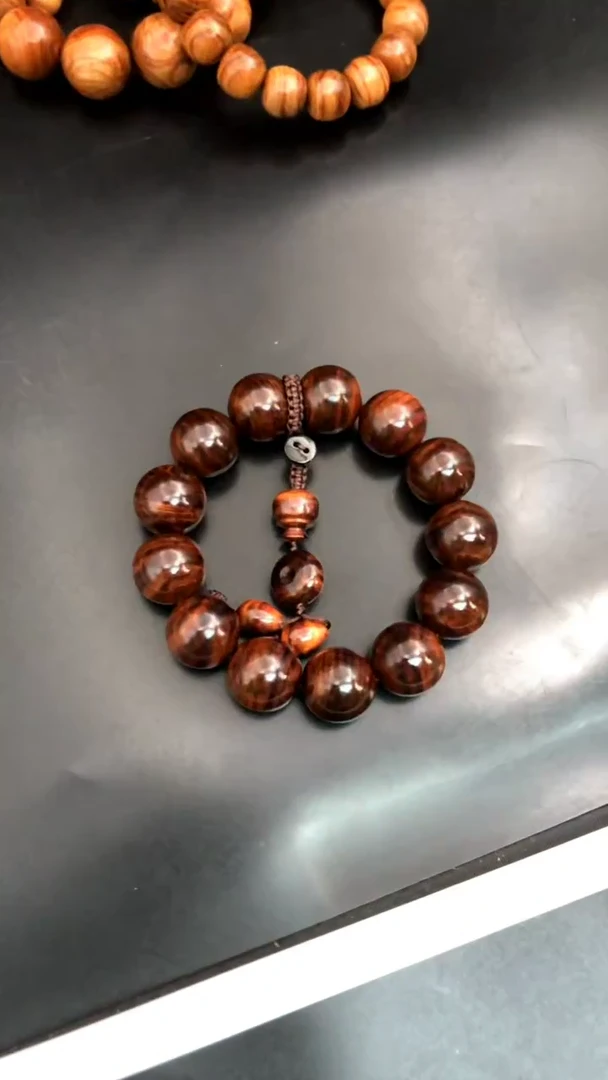 手串/手链黄花梨/降香黄檀海黄野生紫油梨1.8精串