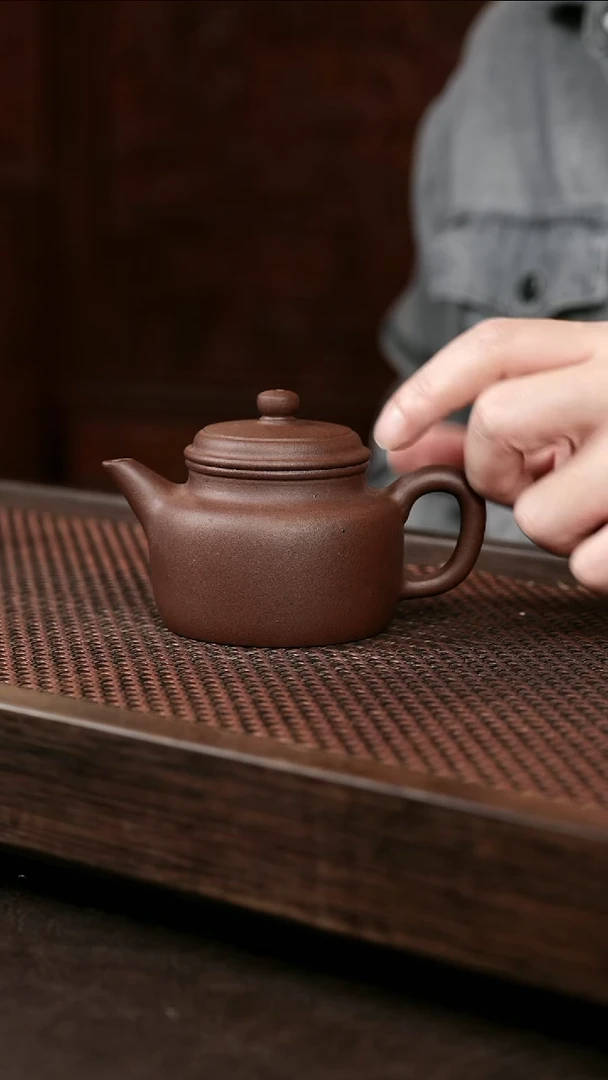 茶壶紫砂紫泥德钟
