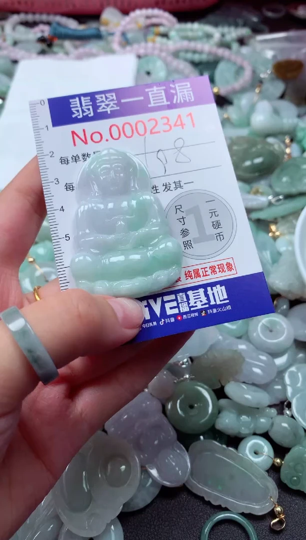 翡翠未镶嵌吊坠(不含链)2341